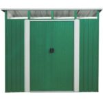 KOVINSKA VRTNA HIŠKA PERGART LÜBECK 86 ZELENA S181 X G224 X V203 CM - slika 2